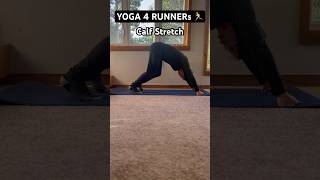 YOGA for RUNNERs 🏃 Calf Stretch right and left [upl. by Hampton]