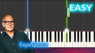 Ludovico Einaudi  Experience EASY Piano Tutorial [upl. by Devonne]