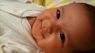 One month old baby talking [upl. by Adriel868]