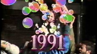 New Years Eve at Times Square  1990 to 1991  from CBS [upl. by Ofella]