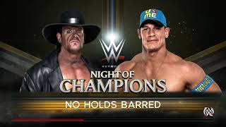 The Undertaker VS John Cena wwe theundertaker johncena wwe2k24 [upl. by Asoral]