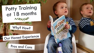 HOW WE POTTY TRAINED AT 18 MONTHS  Our experience potty training a one year old [upl. by Ahras]