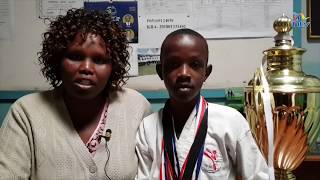 11 – Year –old John Omondi is the new Africa junior karate champion [upl. by Jodie]