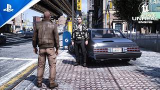 GTA IV NewYork Remastered™ Unreal Engine 5 Concept Gameplay  with Ray Tracing Graphics MOD In 2024 [upl. by Inalaehon]