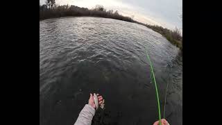 Fly Fishing the Tuolumne River CA  11824 [upl. by Ennairod819]