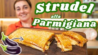 STRUDEL SALATO ALLA PARMIGIANA 🍆 🧀 Ricetta Facile  Fatto in Casa da Benedetta [upl. by Westphal]