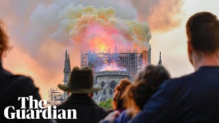 Notre Dame fire Paris mourns as Emmanuel Macron commits to rebuilding the famous cathedral [upl. by Lightfoot421]