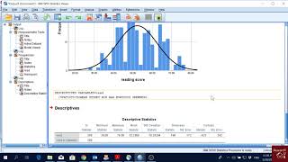 SPSS 8 Normal Distribution Test in 3 Approaches [upl. by Yahsan]