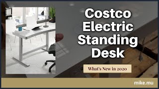 Tresanti Powered Adjustable Height Desk at Costco  2020 Quick Look [upl. by Combs]