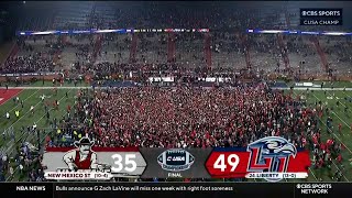 Liberty wins the Conference USA Championship and fans storm the field [upl. by Eilahs]