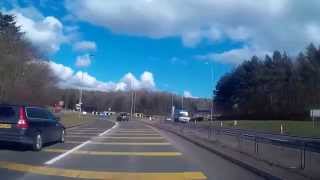 Drive To Visit Ninewells Hospital Dundee Tayside Scotland [upl. by Enilarak936]