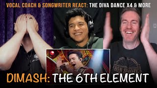 Vocal Coach amp Songwriter React to Dimash singing 4 versions of The Diva Dance  a duet w Li Yugang [upl. by Atat743]