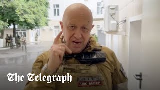 Wagner head Prigozhin claims control of Russia’s RostovonDon in Russian military coup [upl. by Nollek]