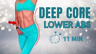 Toned Pilates Abs in 14 Days Deep Core Focus  11 min pilates workout [upl. by Ycak]