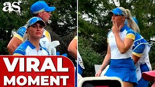 Viral Solheim Cup moment as fans compliment gets epic reaction from Charlie Hullquot [upl. by Aliled82]