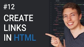 12 How to Create Links in HTML  Basics of CSS Learn HTML and CSS  Full Course For Beginners [upl. by Aelak]