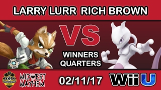 2GGC Midwest Mayhem  MSF  Larry Lurr Fox Vs PG  Rich Brown Mewtwo Winners Quarters [upl. by Tasiana]