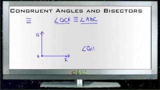 Congruent Angles and Bisectors Lesson Basic Geometry Concepts [upl. by Nirual]