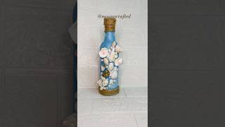 Shell Bottle Art maanucrafted bottlepainting artist youtubeshorts shortsvideo shorts explore [upl. by Atiekal263]