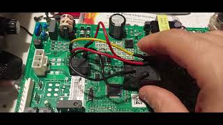 GE refrigerator board repair fix only cools for one day 10 for relay GEA6334 and others [upl. by Aymahs228]