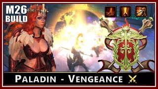 Paladin DAMAGE Build for Solo Content st  aoe setups OneShot those Enemies  Neverwinter M26 [upl. by Tichonn]