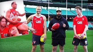 Celebrating Pluggers 1300th Sydney stars recreate the moment with Adam Curley  2019  AFL [upl. by Shaylyn]