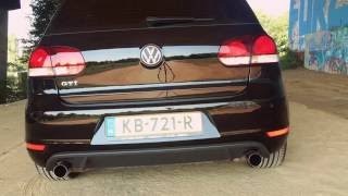 Golf VI GTI resonator delete sound [upl. by Heller197]