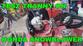 Rebuild Tips Honda HS928 Snowblower Right Side Transmission Gear Case HondaSnowblowerEnthusiasts311 [upl. by Paehpos]