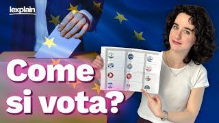 Elezioni europee 2024 comè fatta la scheda e come si vota [upl. by Eiznekam159]