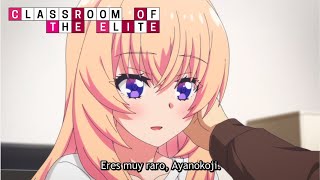 Ayanokoji consuela a Ichinose 😱😱  Classroom of the elite [upl. by Oivatco98]