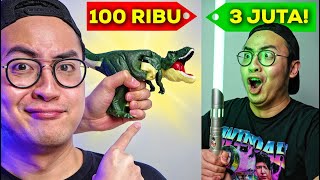 UNBOXING MAINAN 100 RIBUAN VS MAINAN 3 JUTA 3 MAINAN RANDOM EPS 14 [upl. by Inahteb197]