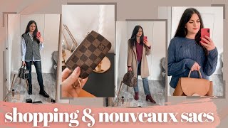 HAUL • Shopping dhiver amp nouveaux sacs [upl. by Ynafets]