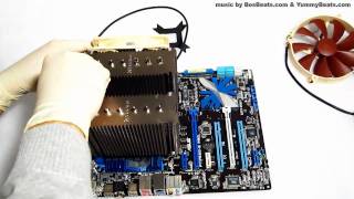 YB 9 Noctua NHD14 installation on LGA 1156 Socket  Quiet Your PC pt1 [upl. by Wise]