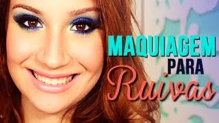 Maquiagem para RUIVAS Por Bianca Andrade [upl. by Bendite]