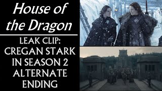 House of the Dragon Leak Clip of Cregan Stark in Season 2 Finale  Is He Cut From Season 3 [upl. by Anoved]