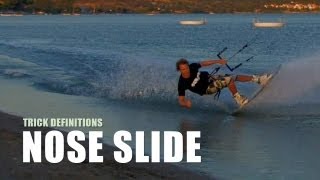 Butter slide  Nose slide  Kitesurfing Trick Definiteion [upl. by Jocko]