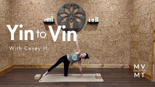 Yin to Vin with Casey  45 Minute Yoga Class at Yoloha [upl. by Lennahc]