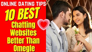 ❤️10 BEST Chatting Websites Better Than Omegle 2024 [upl. by Yonina]