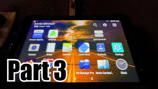 Trucker Rand Mcnally TND Tablet 1050 GPS  First Youtube Unboxing Part 3 [upl. by Anit336]