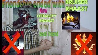 LETHALITY RHAAST IS THE BEST CHAMP IN BRONZE [upl. by Bolten149]