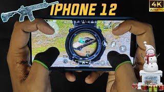 Best HANDCAM 4 Finger  Gyroscope  iPhone 12 Gameplay 60Fps  PUBG Mobile  BGMI [upl. by Aitnwahs524]