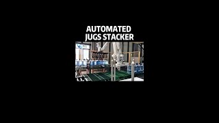 robot palletizer for water jugs palletizer packing foryou factory [upl. by Huskamp557]