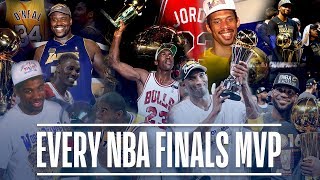 Every NBA Finals MVP in League History  Michael Jordan LeBron James Magic Johnson and More [upl. by Acceber]