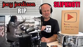 Drum Teacher Reacts JOEY JORDISON RIP  Slipknot  My First Time Listening To Him [upl. by Ines]