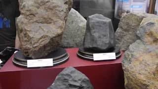 Chondrite Meteorites Museum of natural history Vienna [upl. by Shurwood]