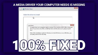 How To Solve A Media Driver Your Computer Needs Is Missing 100 Working Method [upl. by Tufts]