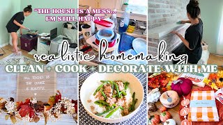 REALISTIC DAY OF HOMEMAKING 😊 HOMEMAKER MOTIVATION 2024 [upl. by Gorges]