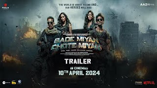 Bade Miyan Chote Miyan  TRAILER  Akshay Kumar Tiger ShroffPrithviraj SonakshiAlaya F [upl. by Lucilia]