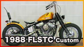 ID2270 Harley Davidson 1988 FLSTC Custom [upl. by Anahsed75]