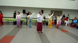 Lat tee Burmese Dance by NanYang Group 11132016 [upl. by Hodgkinson485]